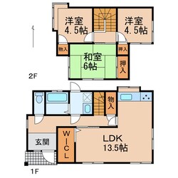 一戸建15962の物件間取画像